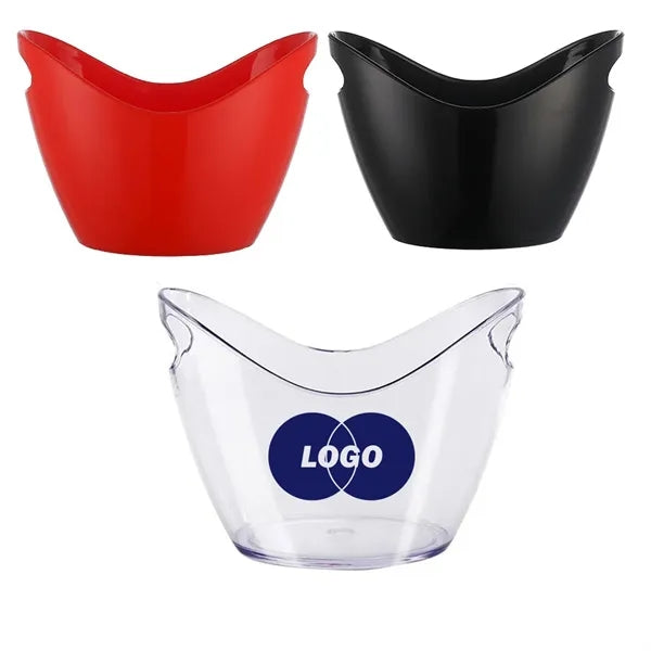 4L Acrylic Wine Bottles Ice Bucket