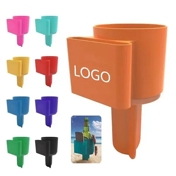 Beach Cup Holders W/the Phone Pocket