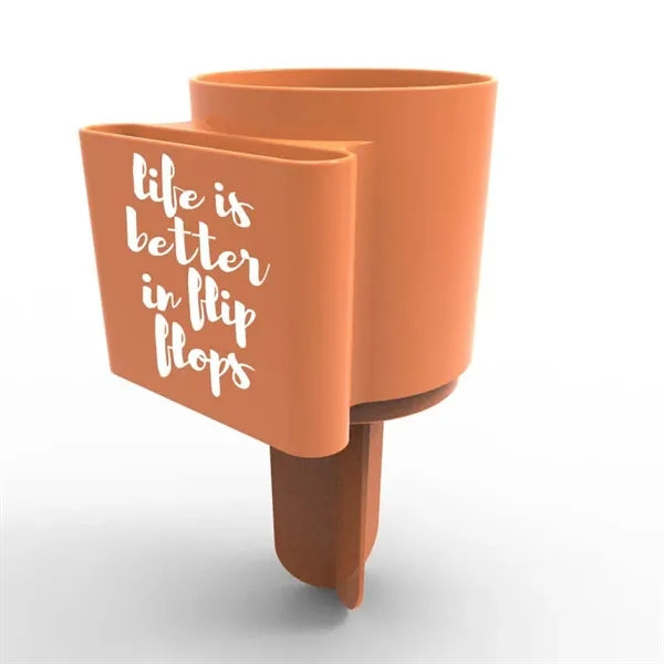 Beach Cup Holders W/the Phone Pocket