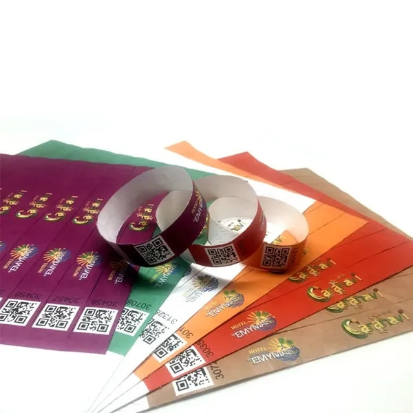 Tyvek Paper Wristbands for Events