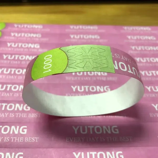 Tyvek Paper Wristbands for Events
