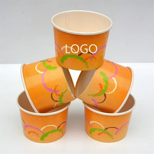 5 ounce Disposable Paper Ice Cream Cup