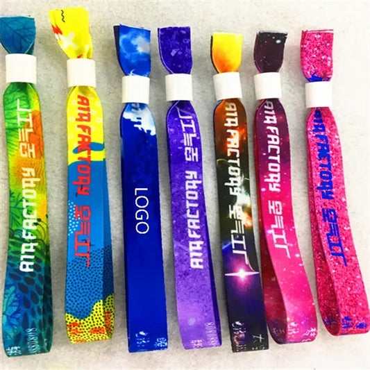 Sublimated Fabric Wristband Lanyard--13"X0.59"