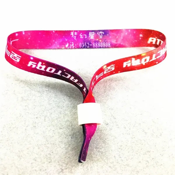 Sublimated Fabric Wristband Lanyard--13"X0.59"