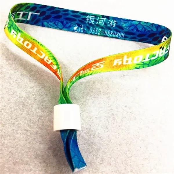 Sublimated Fabric Wristband Lanyard--13"X0.59"