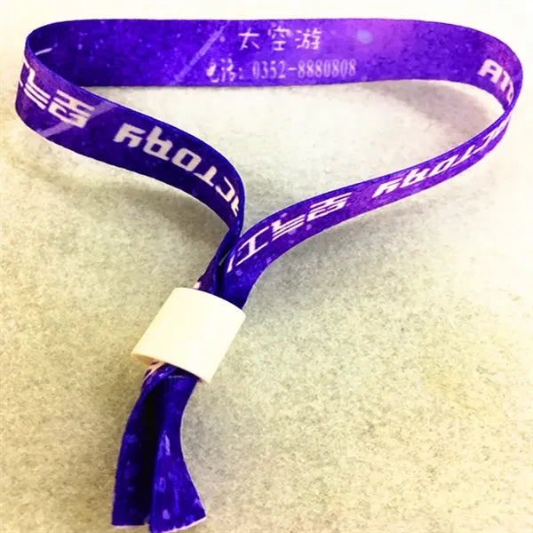Sublimated Fabric Wristband Lanyard--13"X0.59"