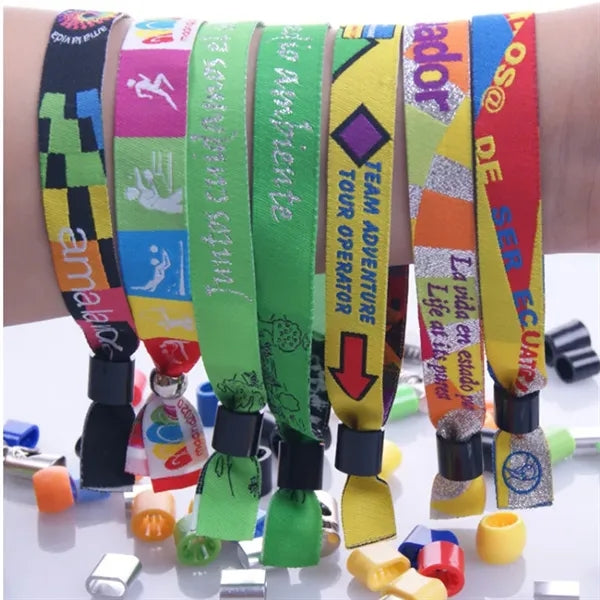Sublimated Fabric Wristband Lanyard--13"X0.59"
