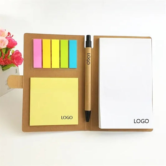 Handy Book Sticker Note Pads w/Pen