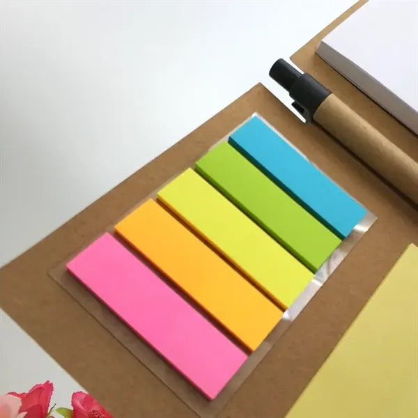Handy Book Sticker Note Pads w/Pen