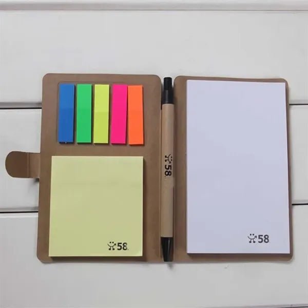 Handy Book Sticker Note Pads w/Pen