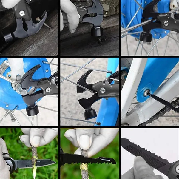 12 in 1 Multi Hammer Multitool for Emergency Survival