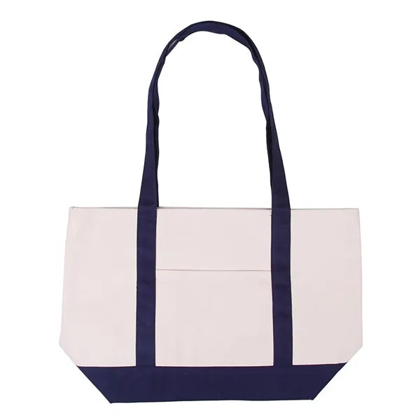 Open Top Heavy Duty Deluxe Tote Bag with Outer Pocket