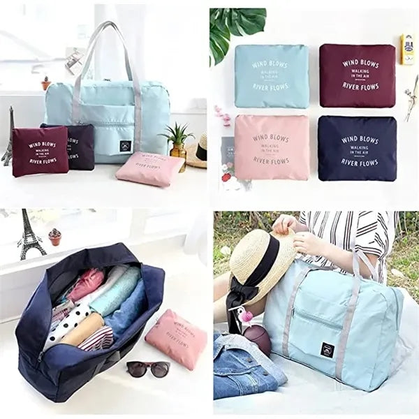 Foldable Travel Duffel Tote Bag Carry on Luggage