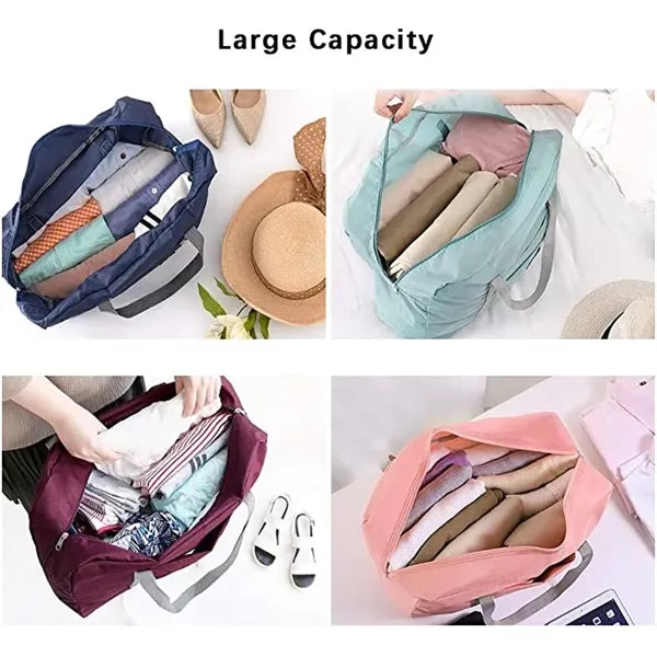 Foldable Travel Duffel Tote Bag Carry on Luggage