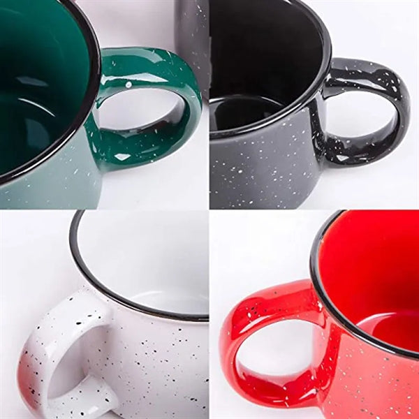 15Oz Speckled Classic Ceramic Campfire Coffee Mugs