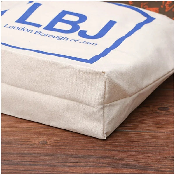 12OZ Cotton Canvas tote Bag w/Bottom Side--16"x14"x6"