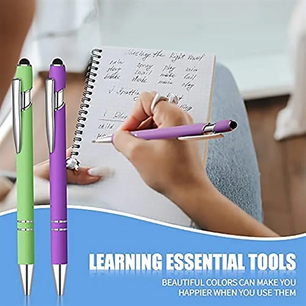 Universal 2 in 1 Ballpoint Pen w/Stylus Tip