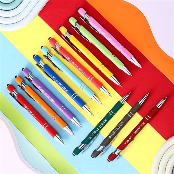Universal 2 in 1 Ballpoint Pen w/Stylus Tip