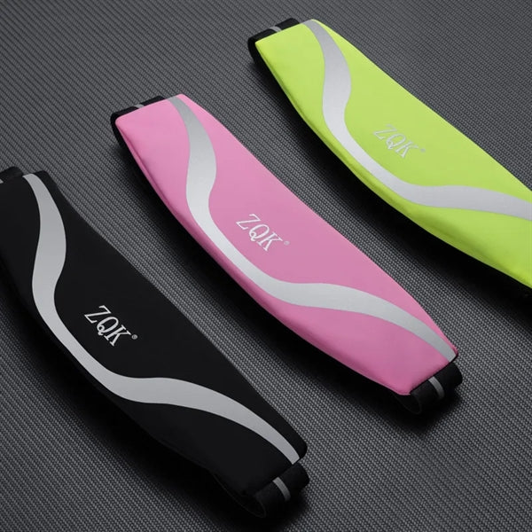 Neoprene Outdoor Sports Running Waist Bag w/Seflective Strip