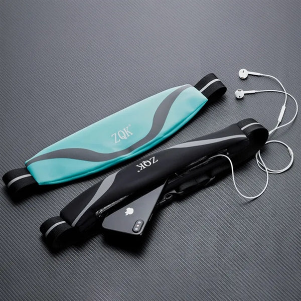 Neoprene Outdoor Sports Running Waist Bag w/Seflective Strip