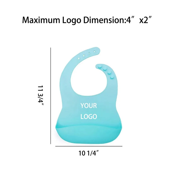 Silicone Bibs for Newborn Infants Toddlers