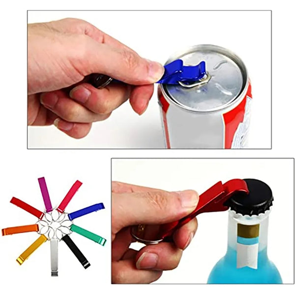 Multifunctional Beer Bottle Opener Keychain