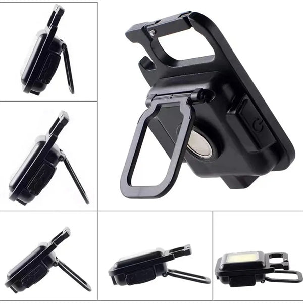 Portable Mini COB Pocket Magnetic Flashlights