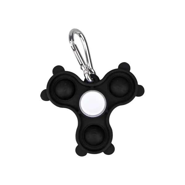 Popper Fidget Finger Spinner keychain