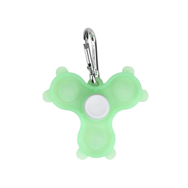 Popper Fidget Finger Spinner keychain
