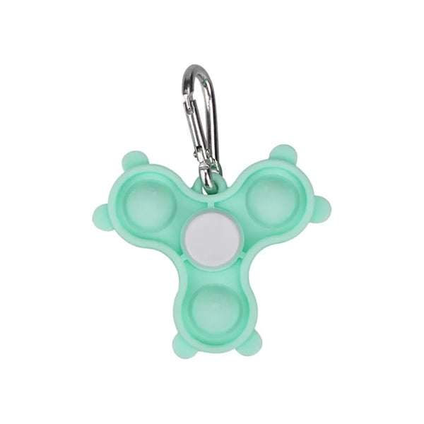 Popper Fidget Finger Spinner keychain