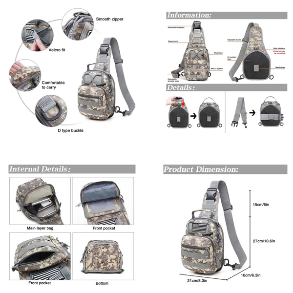Tactical Sling Bag Backpack