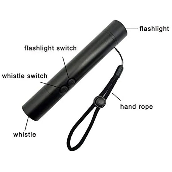 Rechargeable Electronic Whistle with Flashlight