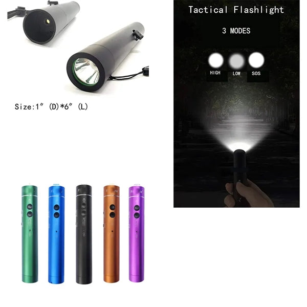 Rechargeable Electronic Whistle with Flashlight