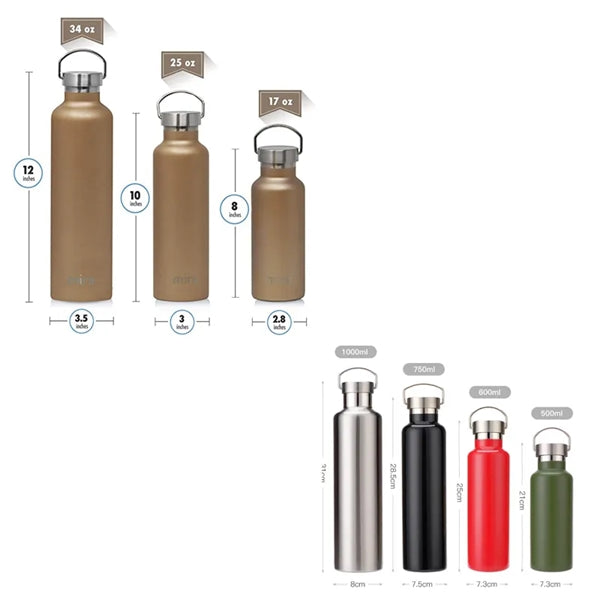25oz Stainless Steel Insulated Water Bottle