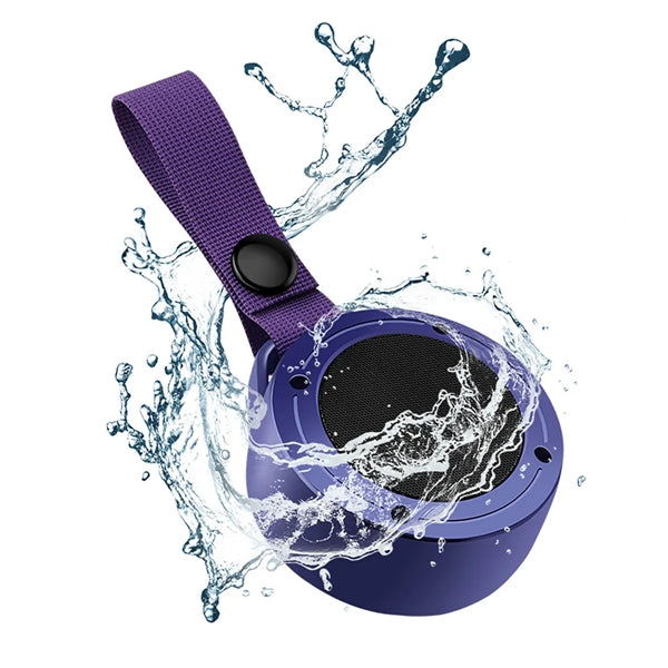 Portable Waterproof Bluetooth Speaker With Colored Light