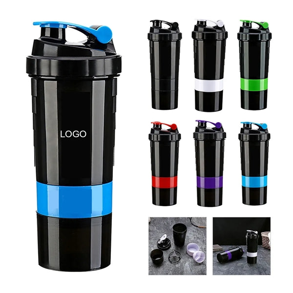Gym Sport Protein Mixer Shaker Bottle