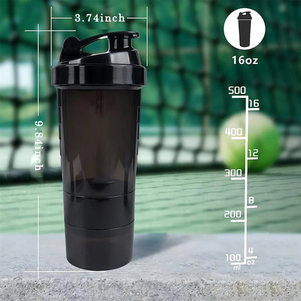 Gym Sport Protein Mixer Shaker Bottle