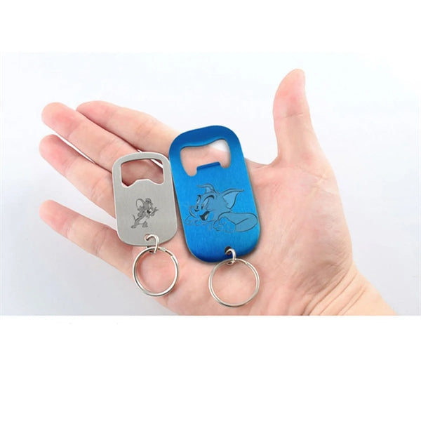 Portable Mini Stainless Steel Keychain Bottle Opener
