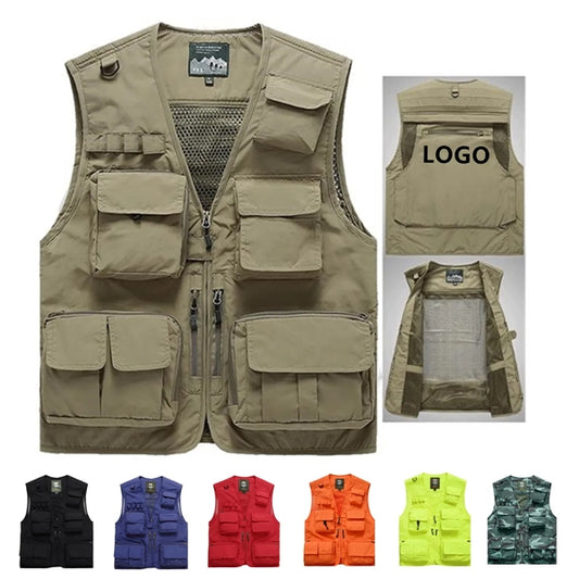 Casual Outdoor Work Safari Fishing Photo Vest