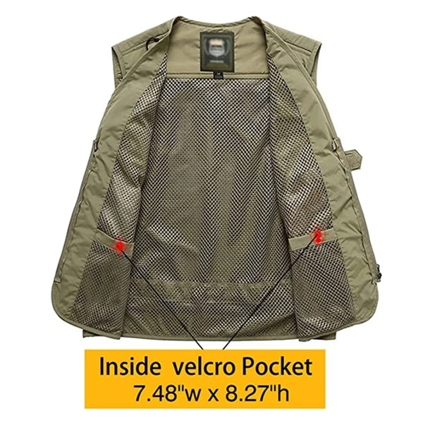 Casual Outdoor Work Safari Fishing Photo Vest