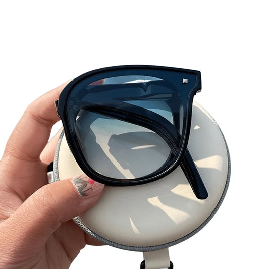 Foldable Polarized Sunglasses With Glasses Box