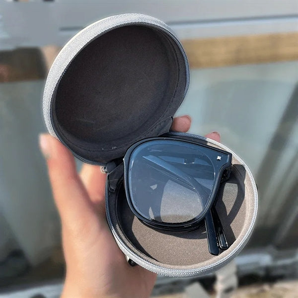 Foldable Polarized Sunglasses With Glasses Box
