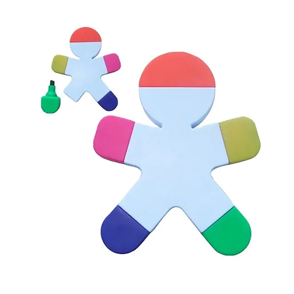 Man Shaped 5 Color Highlighter