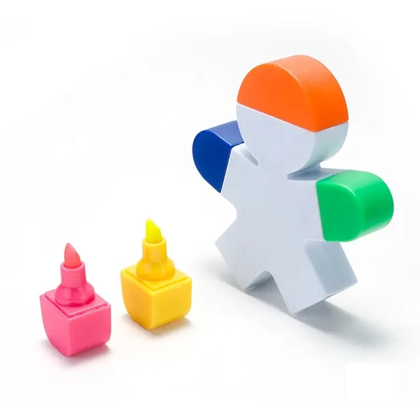 Man Shaped 5 Color Highlighter
