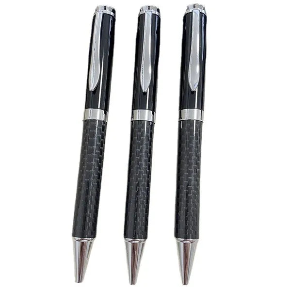 Dual Leatherette Keychains and Ballpoint Pen Gift Set