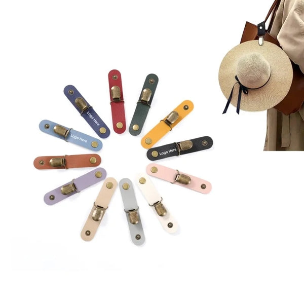 PU Leather Hat Clip