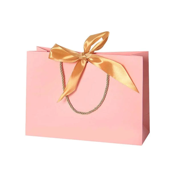 Paper Shopping Bag with Ribbon Bow