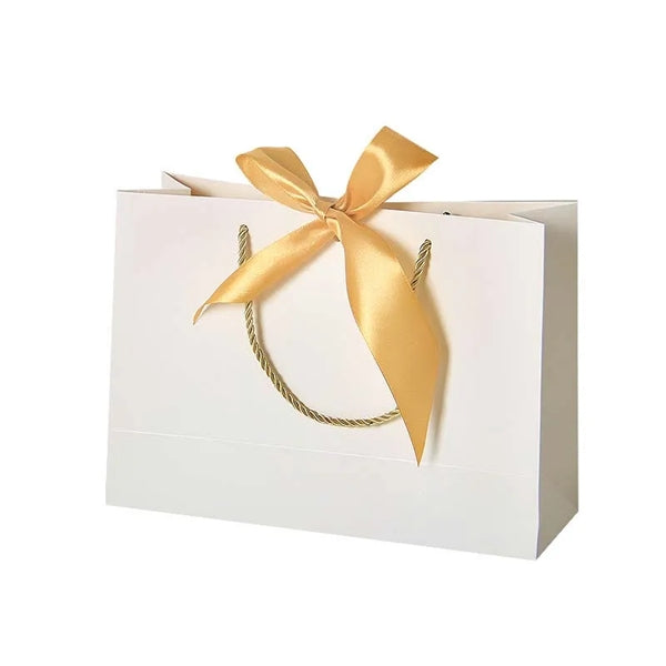 Paper Shopping Bag with Ribbon Bow
