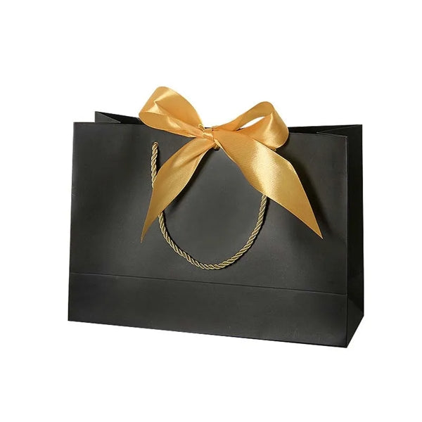 Paper Shopping Bag with Ribbon Bow