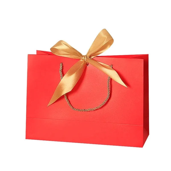 Paper Shopping Bag with Ribbon Bow
